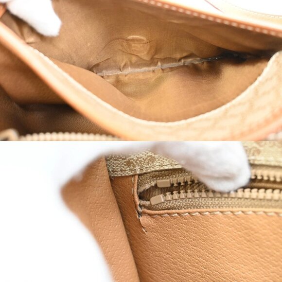 CELINE Logo Macadam Pattern Shoulder Tote Bag PVC Leather Brown GHW 30KA807 - Picture 13 of 15